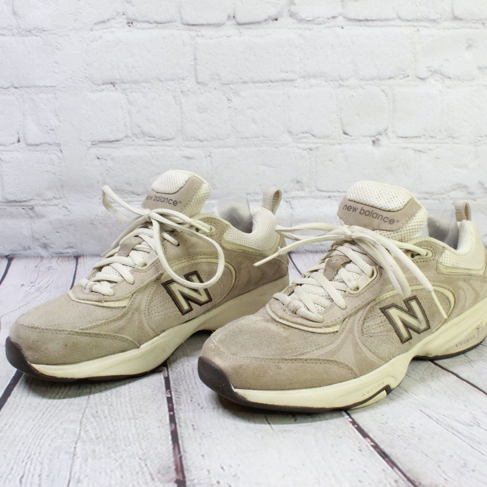 New Balance 623 Tan Suede Lace Up Running Sneakers Shoes Size 7.5 B - Picture 2 of 9